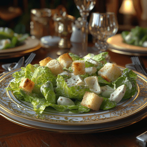 AI generated salad food photography