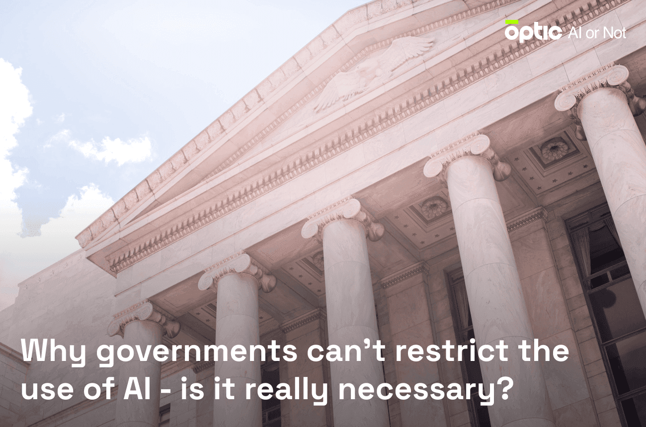 WHY GOVERNMENTS CAN'T RESTRICT THE USE OF AI - IS IT REALLY NECESSARY? WHY GOVERNMENTS CAN'T RESTRICT THE USE OF AI - IS IT REALLY NECESSARY?
