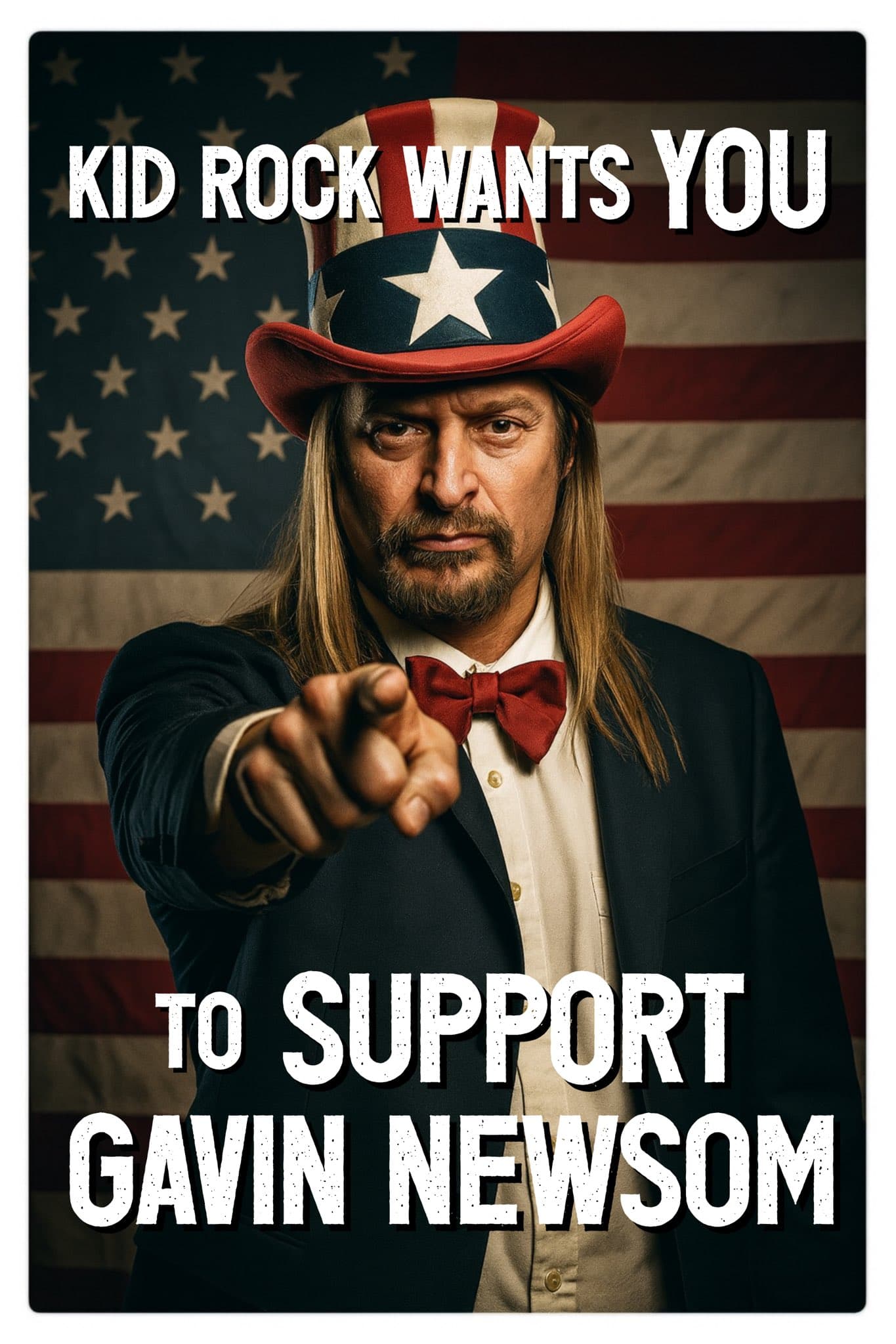AI Slop Kid Rock Endorsement for Gavin Newsom AI Slop Kid Rock Endorsement for Gavin Newsom