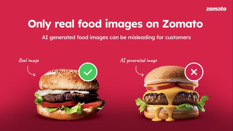 Zomato Bans AI generated food photography Zomato Bans AI generated food photography