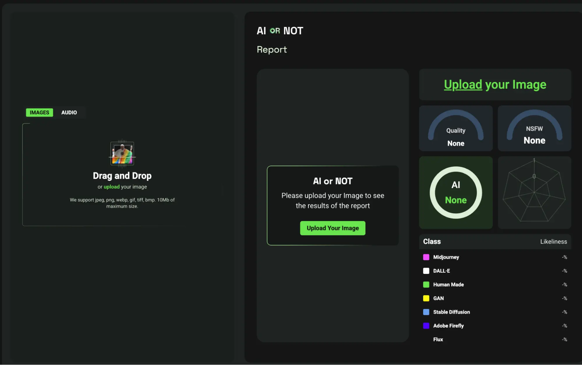 AI or Not deepfake identification tools AI or Not deepfake identification tools