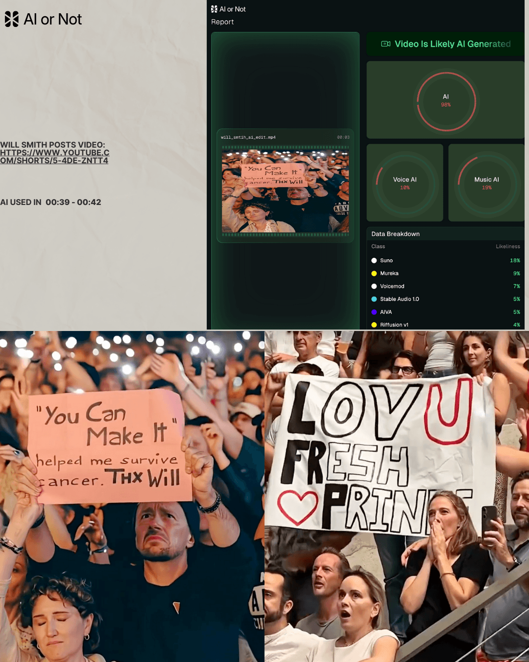 Will Smith AI crowd Will Smith AI crowd