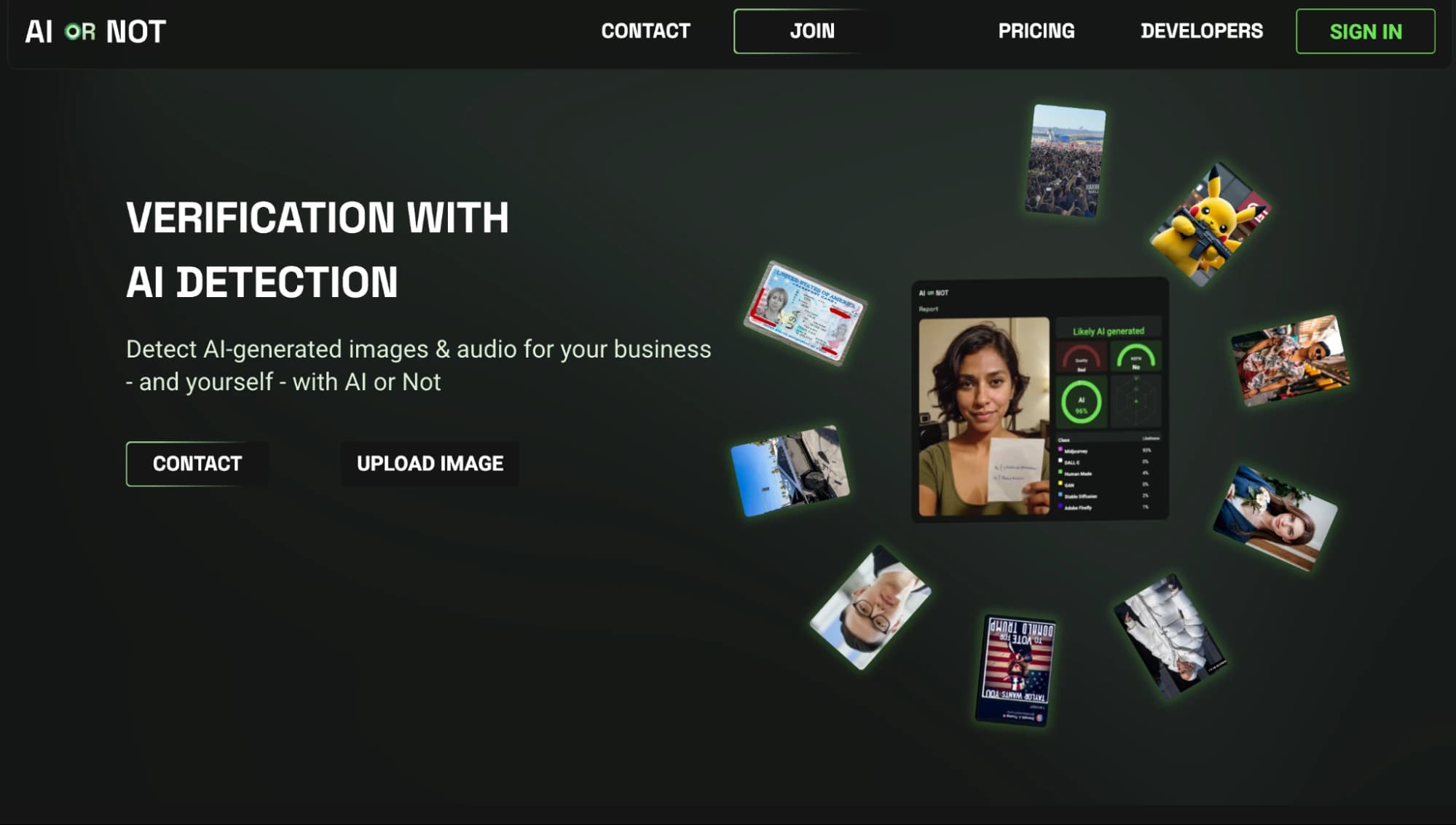 AI or Not deepfake recognition tools AI or Not deepfake recognition tools